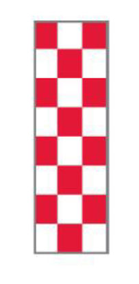 Picture of Blank Label Tape Key Surgical® Instructional Label Red / White Vinyl 1/4 InchT-220-0104