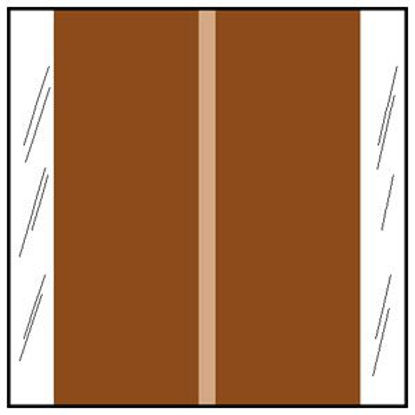 Picture of Blank Label COL'R'TAB® Chart Tab Brown Paper 1-1/2 X 1-1/2 Inch11611