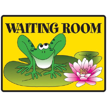 Picture of Door / Wall Sign Directory Sign Clinton™ Waiting RoomEX26