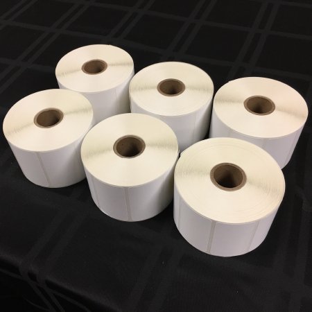 Picture of Pre-Printed / Barcode Label Printer Label White Barcode9101AC.02