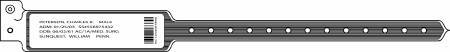 Picture of Identification Wristband Sentry® DataMate® System Barcoded Band Permanent Snap Without Legend5140-11-PDM