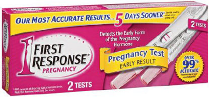 Picture of Rapid Test Kit First Response® Home Test Device hCG Pregnancy Test Urine Sample 2 Tests02260090125
