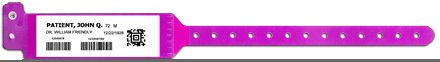 Picture of Identification Wristband Sentry® Bar Code LabelBand® Write On Band Permanent Snap Without Legend5080-33-PDM