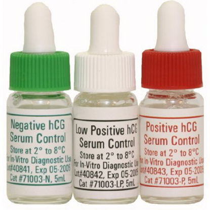 Picture of Reproductive Endocrinology Assay Control Human Chorionic Godadotropin (hCG) Serum Positive / Negative / Low-Positive Level 3 X 2.5 mL71003