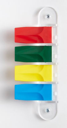 Picture of Exam Room Signal Flag Wall Mount 4 Flag 3 InchKI-P4-SHORT