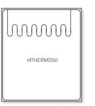 Picture of Blank Label Pharmex® Thermal Label White Paper 1-1/4 X 2 InchTHERMD50