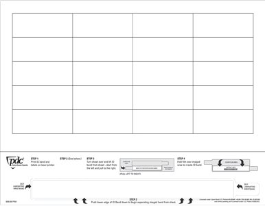 Picture of Identification Wristband with Extender DataMate®9200-00-PDR