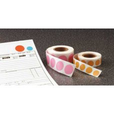 Picture of Blank Label Tape Label Dot Blue Vinyl 3/4 Diameter5155-06