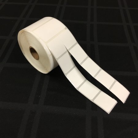 Picture of Pre-Printed / Barcode Label Printer Label White Perforated Barcode9200AC.01