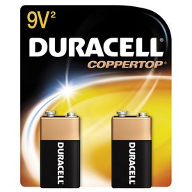 Picture of Alkaline Battery Duracell® Coppertop® 9V Cell 9V Disposable 2 Pack04133321601