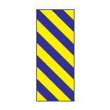 Picture of Blank Label Tape Key Surgical® Instructional Label Purple, Yellow Vinyl 1/4 InchT-320-0506