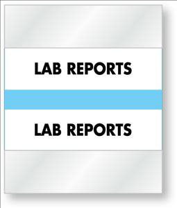 Picture of Pre-Printed Label Laboratory Use White Fluorescent Paper Lab Reports Black Lab / Specimen 1-1/2 X 1-1/4 InchULCD03