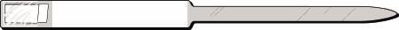 Picture of Identification Wristband Soft-Lock® Uni-Print® Write On Band Adhesive Closure Without Legend625-16-PDJ