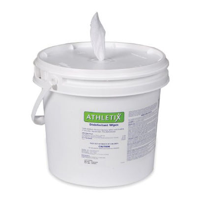 Picture of Athletix™ Surface Disinfectant Premoistened Manual Pull Wipe 900 per Roll Bucket Disposable Scented NonSterileATHD0101