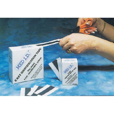 Picture of Blank Label Med I.D. X-Ray Label White 3/4 X 3 Inch75-50