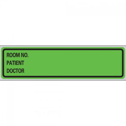 Picture of Blank Label Tape Pro-File Multipurpose Label Green 1-3/8 X 5-3/8 InchNPF-2286-3