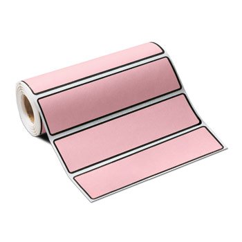 Picture of Blank Label Wide-Trak™  Multipurpose Label Pink 1-3/8 X 5-3/8 Inch1645-04