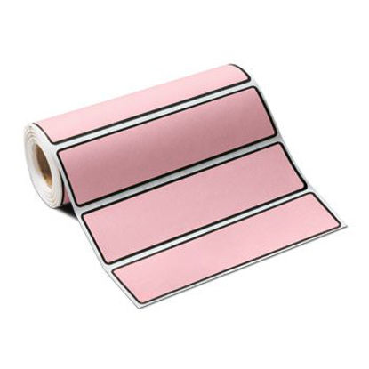 Picture of Blank Label Wide-Trak™  Multipurpose Label Pink 1-3/8 X 5-3/8 Inch1645-04
