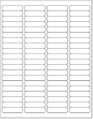 Picture of Blank Label UAL™ Printer Label White Thermal 1-15/16 X 1/2 InchULDP4500