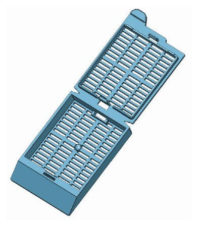 Picture of Embedding Cassette Fisher HealthCare™ Sure-Tek™ 2 Yellow22048147
