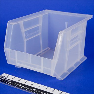 Picture of Storage Bin HCL Super Tough Semi-Clear Industrial Grade Polymers 7 X 8-1/4 X 10-3/4 Inch1413C