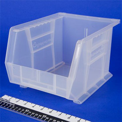 Picture of Storage Bin HCL Super Tough Semi-Clear Industrial Grade Polymers 7 X 8-1/4 X 10-3/4 Inch1413C
