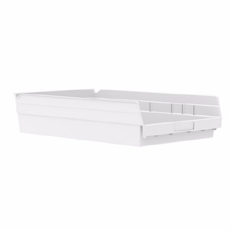 Picture of Shelf Bin Akro-Mils® White Industrial Grade Polymers 4 X 11-1/8 X 17-7/8 Inch30178WHITE