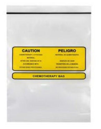 Picture of BAG, CHEMO RECLOSE 4MIL 9"X12"(100/PK 5PK/CS)VMGCHEMO912