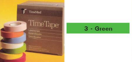 Picture of Blank Label Tape Time® Multipurpose Label Green Vinyl 3/4 X 500 InchT-534-3