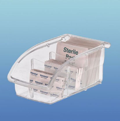 Picture of Storage Bin InSight Clear Industrial Grade Polymers 3-1/4 X 4-1/8 X 7-3/8 Inch18371