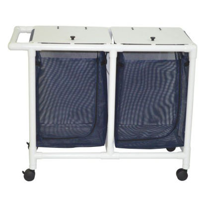 Picture of Double Hamper with Bags 200 Series 4 Casters 25.71 gal.218-D