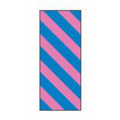 Picture of Pre-Printed Label Key Surgical® Multipurpose Label Blue / Pink Tape Stripes Patterned 1/4 InchT-320-0211