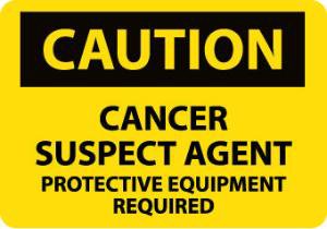 Picture of Wall Sign Caution VWR® Cancer Suspect Agent94005-214