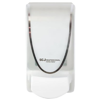 Picture of Hand Hygiene Dispenser ProLine® Curve White Plastic Manual Push 1 Liter Wall MountTPW1LDS