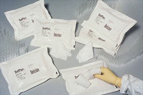 Picture of SatPax® 1000 Surface Disinfectant Cleaner Premoistened Cleanroom Wipe 75 Count Soft Pack Disposable Alcohol Scent NonSterile18-999-2561A