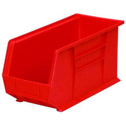 Picture of Storage Bin AkroBins® Red Industrial Grade Polymers 8-1/4 X 9 X 18 Inch30265RED