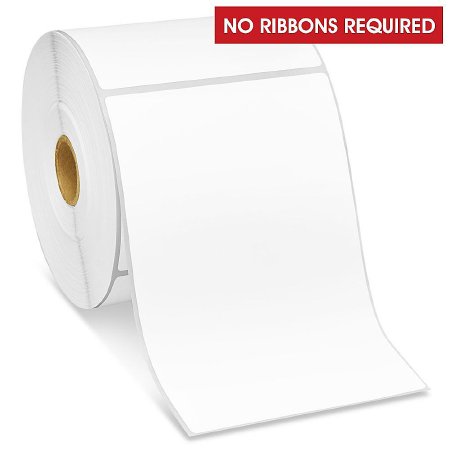 Picture of Blank Label Printer Label White 4 X 6 InchS-22378