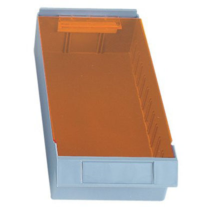 Picture of Cassette Bin Waterloo® Light Blue Plastic 2-1/2 X 4-1/2 X 9-3/4 Inch5314-01B
