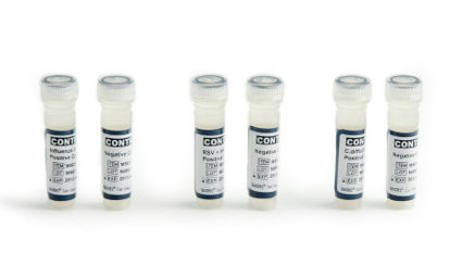 Picture of Molecular Diagnostic Control Set Quidel® Influenza A + B Positive Level / Negative Level 3 X 2 mLM106