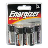 Picture of Alkaline Battery Energizer® MAX® C Cell 1.5V Disposable 4 Pack03980003976