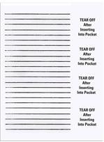 Picture of Insert Card Ident-A-Band6648-00-PDO