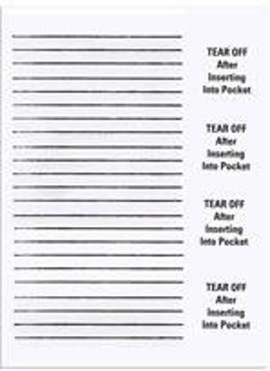 Picture of Insert Card Ident-A-Band6648-00-PDO