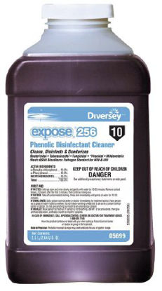 Picture of Diversey™ expose® II 256 Surface Disinfectant Cleaner Phenolic Based Liquid Concentrate 2.5 Liter Bottle Citrus Scent NonSterileDVS05699