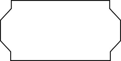 Picture of Blank Label TXII® Multipurpose Label White Paper 1/2 X 1 InchTX-B