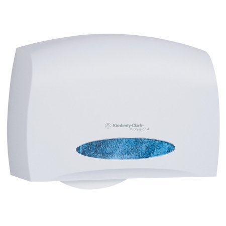 Picture of Toilet Tissue Dispenser K-C PROFESSIONAL White Plastic Manual Pull Jumbo Roll Wall Mount09603