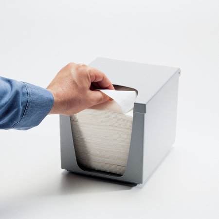 Picture of Wipe Dispenser Kimberly-Clark Professional Gray Manual Pull Surface Mount09107