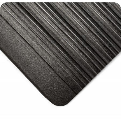 Picture of Anti-Fatigue Floor Mat Tuf Sponge 2 X 3 Foot Black PVC Blown Sponge17986128