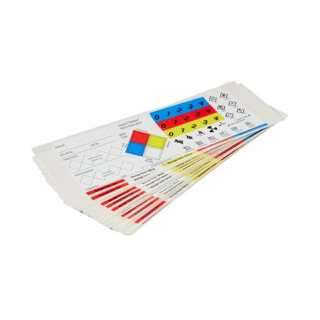 Picture of Pre-Printed Label Nalgene™ Advisory Label Assorted Colors Polyolefin Custom Right-To-Know Black Patient Information 3 X 5 Inch6316-1000