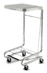 Picture of HAMPER, LINEN W/LID SQ CHROME D/SMCM2010