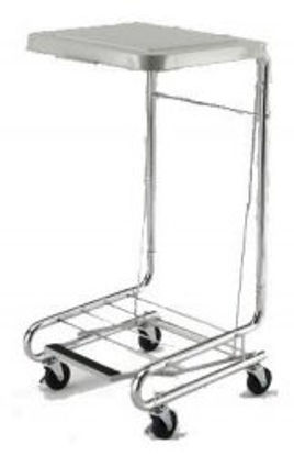 Picture of HAMPER, LINEN W/LID SQ CHROME D/SMCM2010